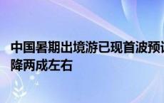 中国暑期出境游已现首波预订小高峰 机票价格较去年同期下降两成左右