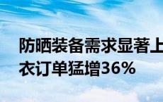 防晒装备需求显著上升 义乌国际商贸城防晒衣订单猛增36%