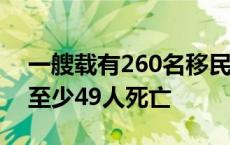 一艘载有260名移民的船只在也门近海倾覆 至少49人死亡