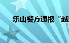 乐山警方通报“越野车撞伤多人逃逸”