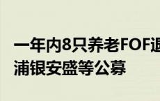 一年内8只养老FOF退出市场，涉鹏华、平安、浦银安盛等公募