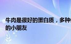 牛肉是很好的蛋白质，多种做法补铁补钙，适合正在长身体的小朋友