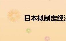 日本拟制定经济财政再生计划