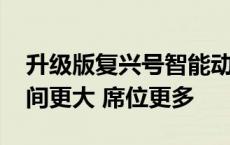 升级版复兴号智能动车组将上线京沪高铁 空间更大 席位更多