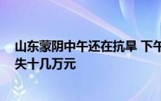 山东蒙阴中午还在抗旱 下午突降冰雹砸烂蜜桃 有桃农称损失十几万元