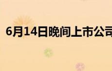 6月14日晚间上市公司利好消息一览(附名单