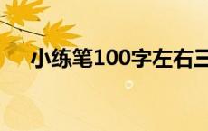 小练笔100字左右三年级 小练笔100字 