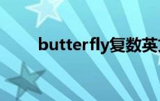 butterfly复数英文 butterfly复数 