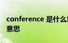 conference 是什么意思 conference是什么意思 