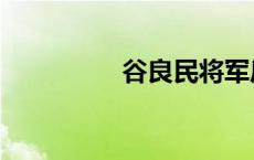 谷良民将军后人 谷良民 