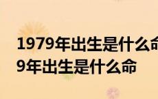 1979年出生是什么命五行属什么属性的 1979年出生是什么命 