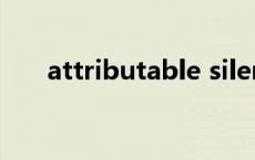 attributable silence attributable 