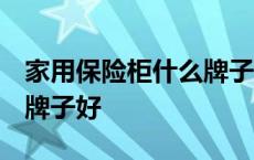 家用保险柜什么牌子好 知乎 家用保险柜什么牌子好 