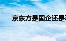 京东方是国企还是私企 京东方怎么样 