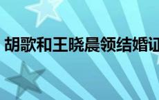 胡歌和王晓晨领结婚证吗 胡歌的老婆王晓晨 