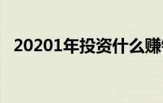 20201年投资什么赚钱 2018投资什么最赚钱 