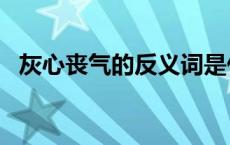 灰心丧气的反义词是什么? 灰心丧气的反义词 