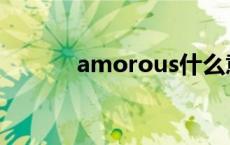 amorous什么意思 amorous 