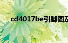 cd4017be引脚图及功能说明 cd4017 