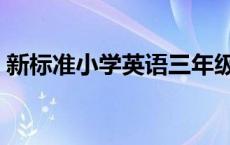 新标准小学英语三年级上册 新标准小学英语 