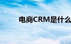 电商CRM是什么意思啊 电商crm 