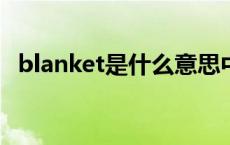 blanket是什么意思中文 blanket是什么意思 