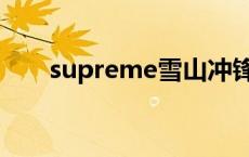 supreme雪山冲锋衣 supreme雪山 