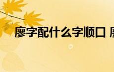 廖字配什么字顺口 廖可以用什么字表示 