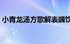 小青龙汤方歌解表蠲饮小青龙 小青龙汤方歌 