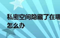 私密空间隐藏了在哪里打开 私密空间隐藏了怎么办 