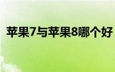 苹果7与苹果8哪个好 苹果7和苹果8哪个好 