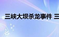 三峡大坝杀龙事件 三峡大坝是为了关住龙 