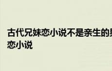 古代兄妹恋小说不是亲生的男主是将军名字两个字 古代兄妹恋小说 