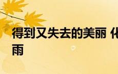 得到又失去的美丽 化作满天相思的雨 相思的雨 