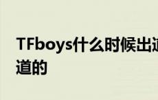 TFboys什么时候出道的? tfboys什么时候出道的 