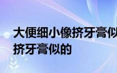 大便细小像挤牙膏似的吃什么药 大便细小像挤牙膏似的 