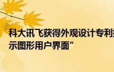 科大讯飞获得外观设计专利授权：“电子设备的学习应用展示图形用户界面”