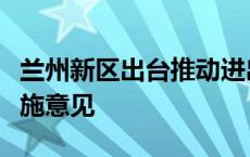 兰州新区出台推动进出口贸易扩量提质增效实施意见