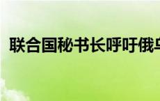 联合国秘书长呼吁俄乌双方确保核电站安全