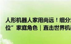 人形机器人家用尚远！细分场景下，小型AI机器人抢先“占位”家庭角色｜直击世界机器人大会