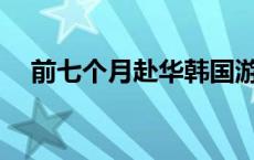 前七个月赴华韩国游客同比上涨超185%