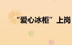 “爱心冰柜”上岗 存入温暖 取走清凉