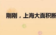 刚刚，上海大面积断网？上海电信回应→