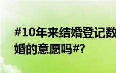 #10年来结婚登记数腰斩#，#你现在还有结婚的意愿吗#?