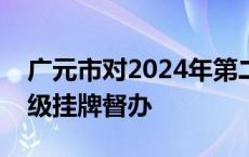 广元市对2024年第二批重大事故隐患进行市级挂牌督办