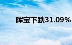 晖宝下跌31.09%，报4.831美元/股