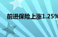 前进保险上涨1.25%，报245.47美元/股