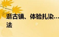 逛古镇、体验扎染…梁王组合get大理city玩法