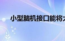 小型脑机接口能将大脑信号直接变文本