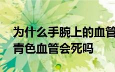 为什么手腕上的血管有蓝色也有紫色 割手腕青色血管会死吗 